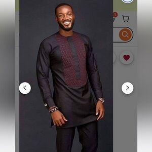 Men’s Nigerian Print Tunic / Dashiki